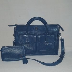 Dooney & Bourke Navy Satchel-used